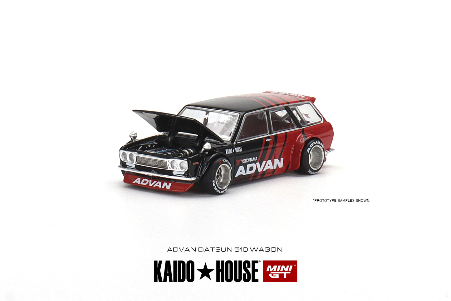 1:64 Mini GT Kaido House Datsun 510 Pro Street Wagon Advan Yokohama Limited Edition KHMG033 SEALED