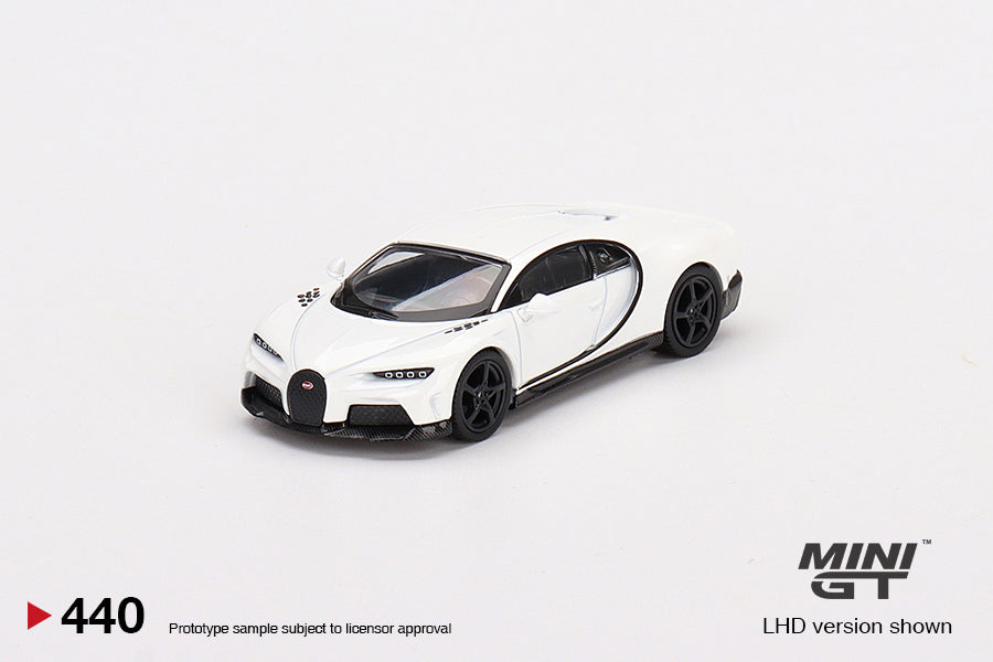 1:64 Mini GT #440 Bugatti Chiron Super Sport White Limited Edition mgt00440