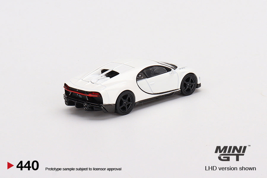 1:64 Mini GT #440 Bugatti Chiron Super Sport White Limited Edition mgt00440