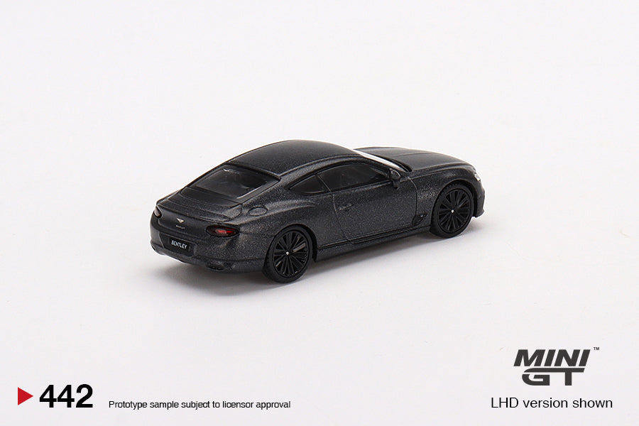 1/64 Mini GT #442 Bentley Continental GT Speed 2022 Anthracite Satin Limited Edition mgt00442