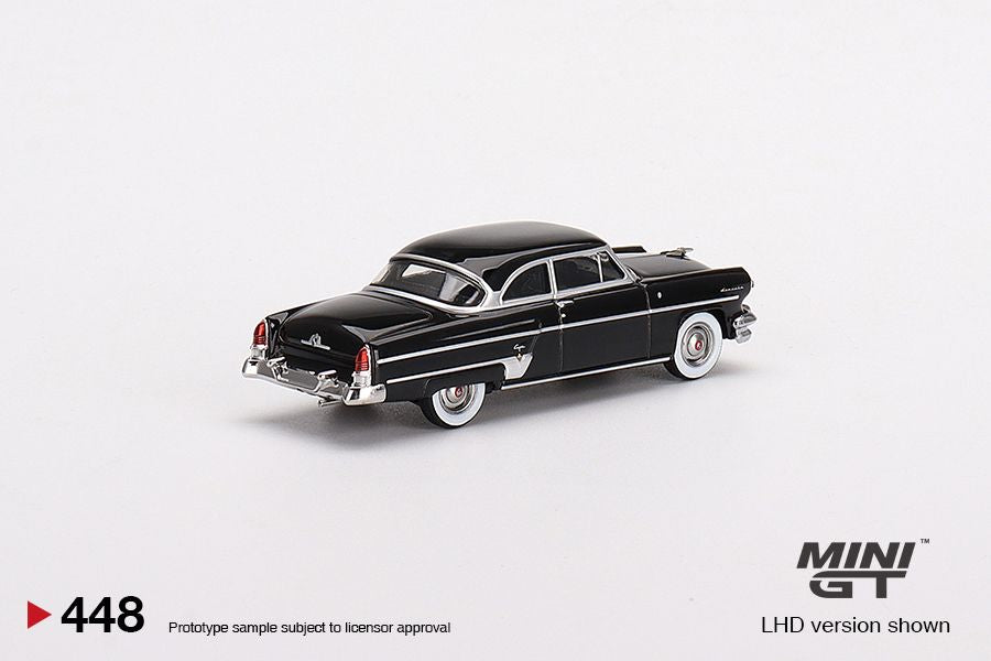 1:64 Mini GT #448 1954 Lincoln Capri Black Limited Edition mgt00448