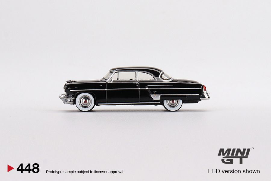 1:64 Mini GT #448 1954 Lincoln Capri Black Limited Edition mgt00448