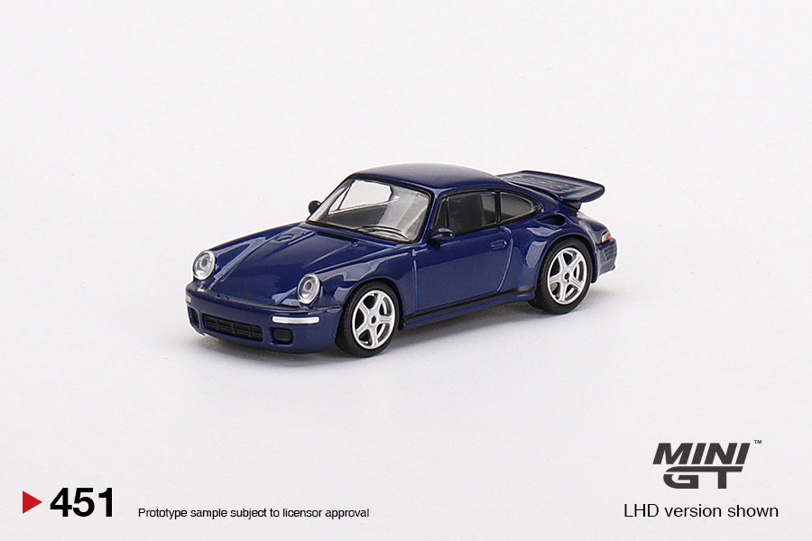 1/64 Mini GT #451 RUF CTR Anniversary Dark Blue Limited Edition mgt00451