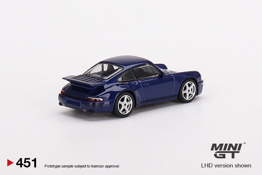 1/64 Mini GT #451 RUF CTR Anniversary Dark Blue Limited Edition mgt00451