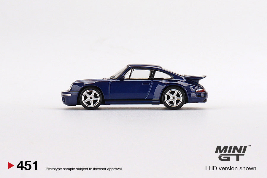 1/64 Mini GT #451 RUF CTR Anniversary Dark Blue Limited Edition mgt00451