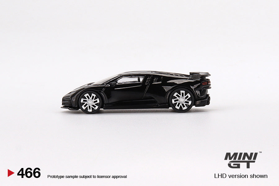 1:64 Mini GT #466 Bugatti Centodieci Black Limited Edition mgt00466