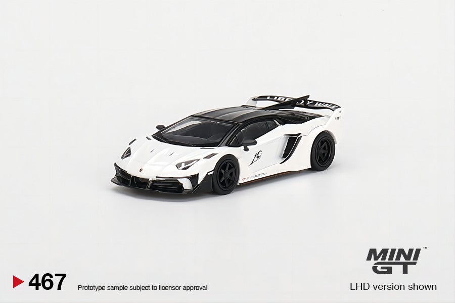 1:64 Mini GT #467 LB-Silhouette WORKS Lamborghini Aventador GT EVO Presentation Limited Edition mgt00467