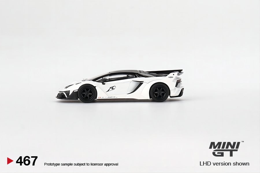 1:64 Mini GT #467 LB-Silhouette WORKS Lamborghini Aventador GT EVO Presentation Limited Edition mgt00467