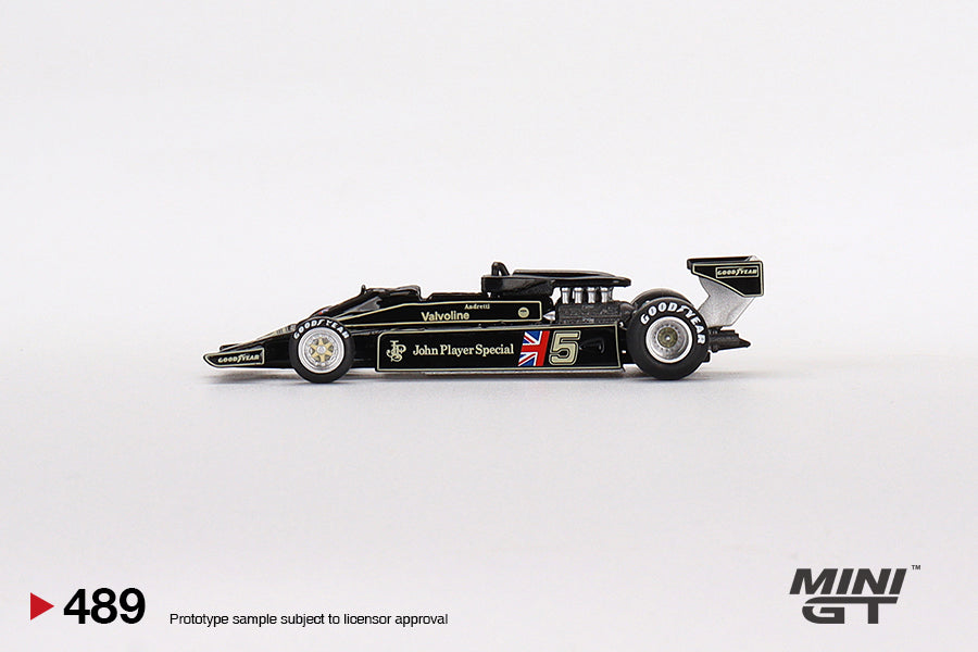 1/64 Mini GT #489 Grand Prix 1977 Lotus 78 #5 Presentation Limited Edition mgt00489