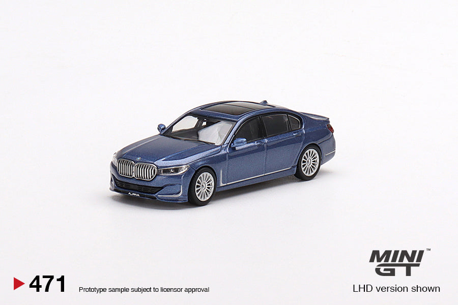 1:64 Mini GT #471  BMW Alpina B7 xDrive Alpina Blue Metallic MGT00471