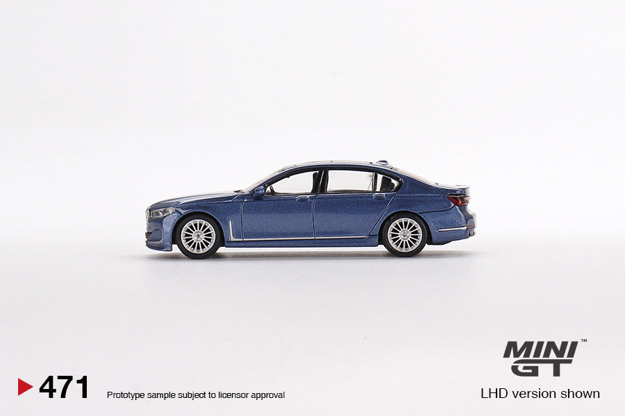 1:64 Mini GT #471  BMW Alpina B7 xDrive Alpina Blue Metallic MGT00471
