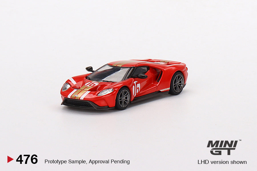 1:64 Mini GT #476 Ford GT Alan Mann Heritage Edition Limited Edition mgt00476