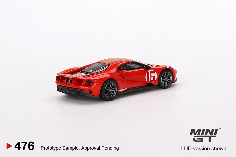 1:64 Mini GT #476 Ford GT Alan Mann Heritage Edition Limited Edition mgt00476