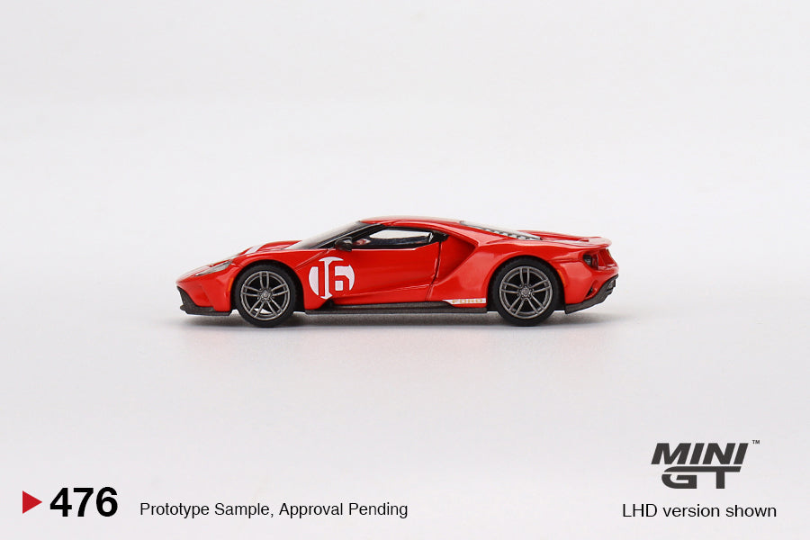 1:64 Mini GT #476 Ford GT Alan Mann Heritage Edition Limited Edition mgt00476