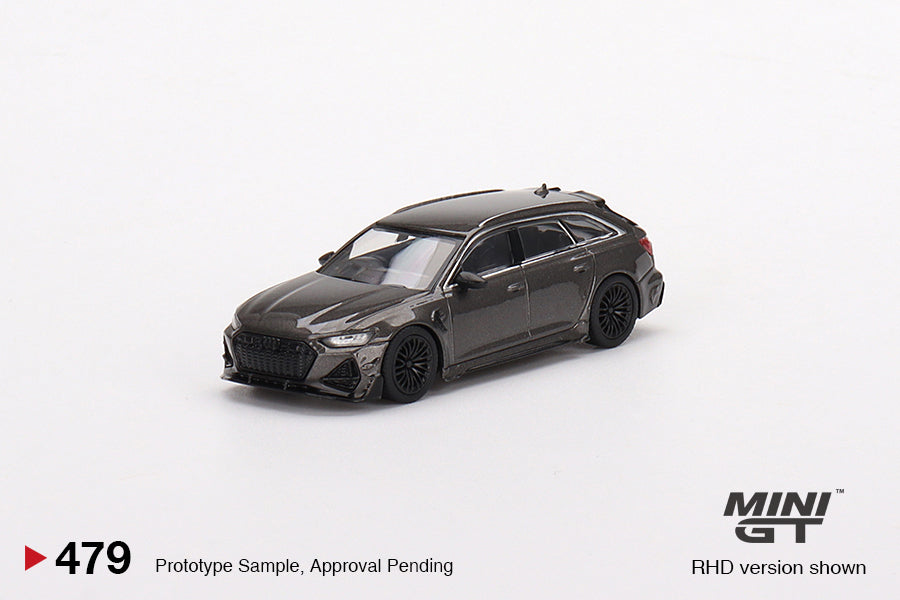 1/64 Mini GT #479 Audi ABT RS6-R Daytona Grey Limited Edition mgt00479