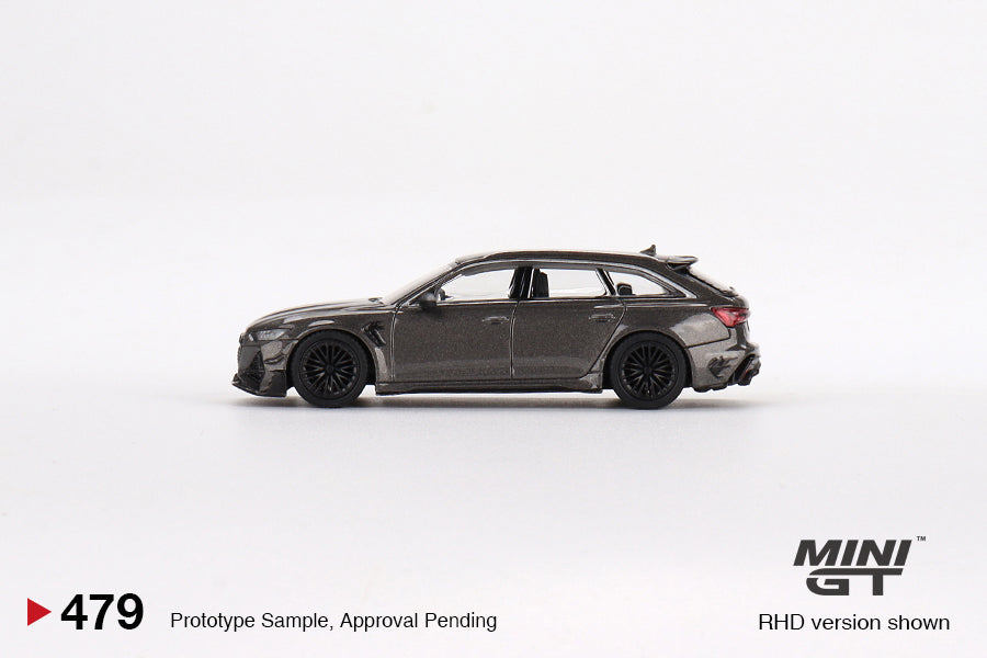 1/64 Mini GT #479 Audi ABT RS6-R Daytona Grey Limited Edition mgt00479