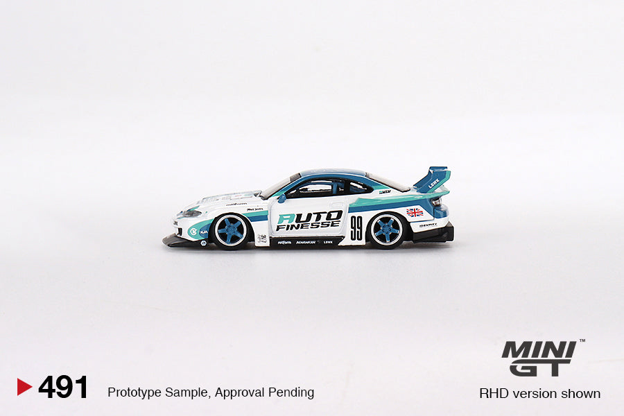 1/64 Mini GT #490 Nissan LB-Super Silhouette S15 SILVIA Auto Finesse Limited Edition mgt00490