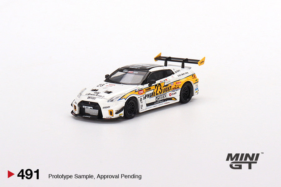 1:64 Mini GT Nissan LB-Silhouette WORKS GT 35GT-RR Ver.2 LB Racing Formula Drift 2022 #491 Limited Edition MGT00491