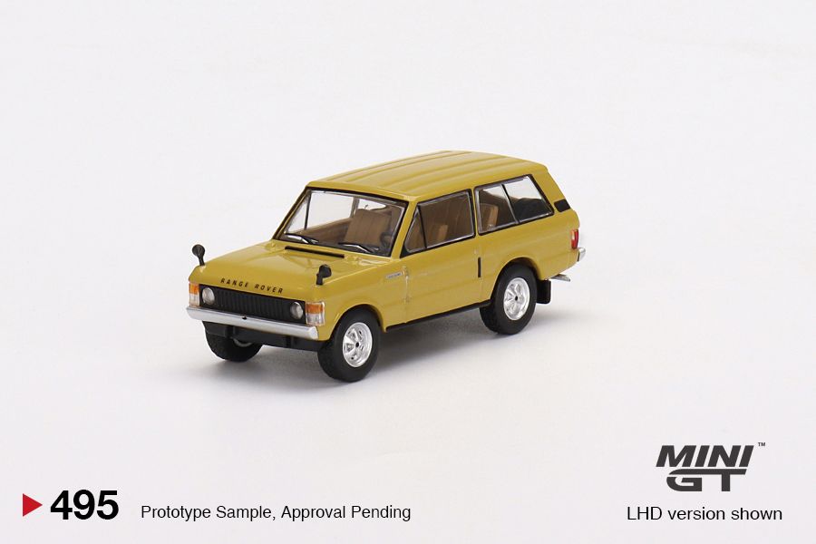 1:64 Mini GT #495 Range Rover 1971 Bahama Gold Limited Edition mgt00495