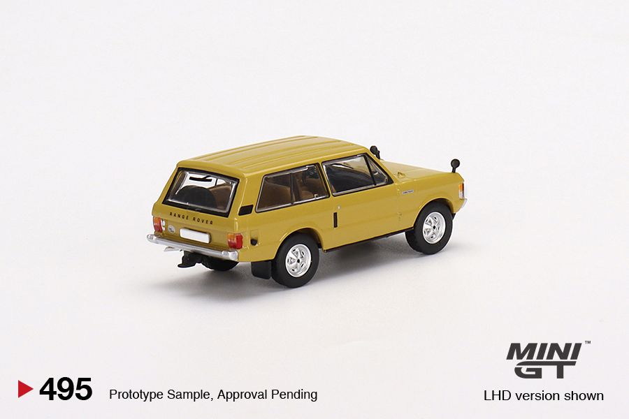 1:64 Mini GT #495 Range Rover 1971 Bahama Gold Limited Edition mgt00495