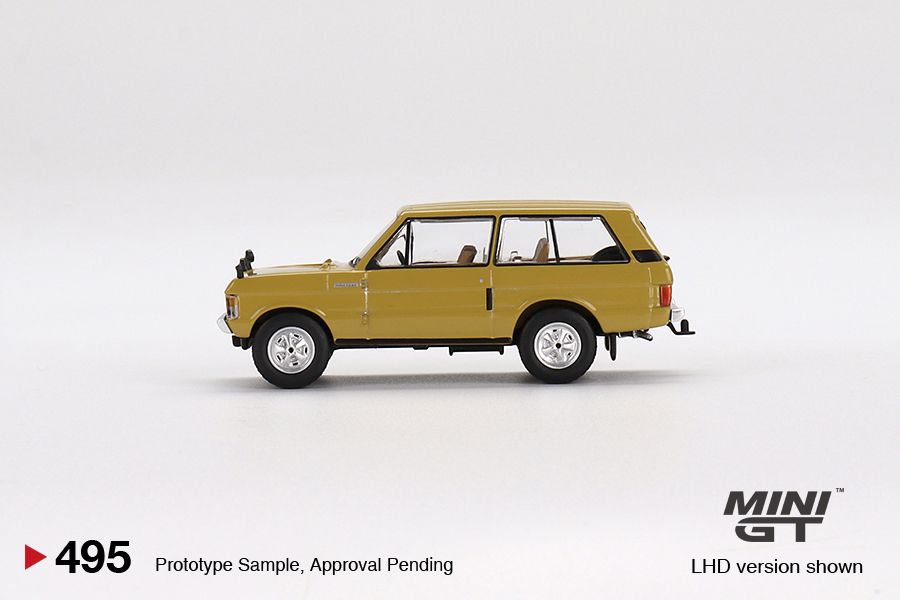 1:64 Mini GT #495 Range Rover 1971 Bahama Gold Limited Edition mgt00495