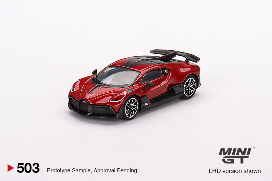 1:64 Mini GT #503 Bugatti Divo (Red Metallic) Limited Edition mgt00503
