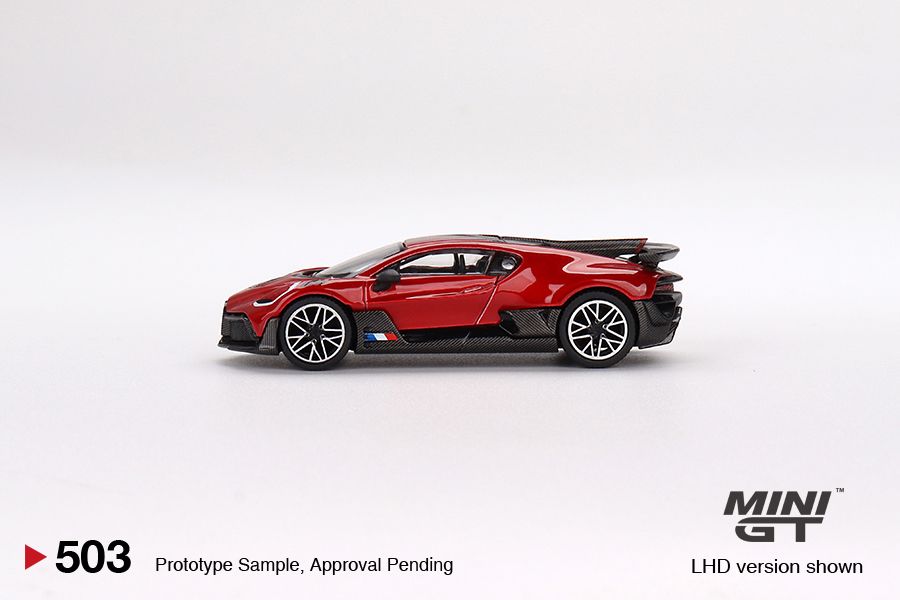 1:64 Mini GT #503 Bugatti Divo (Red Metallic) Limited Edition mgt00503