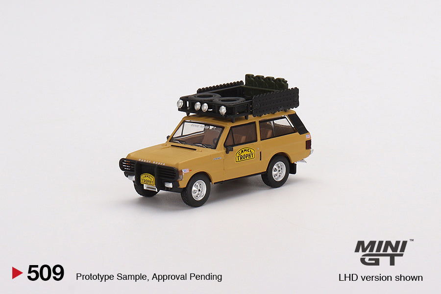 1:64 Mini GT #509 Range Rover 1982 Camel Trophy Papua New Guinea Team USA Limited Edition mgt00509