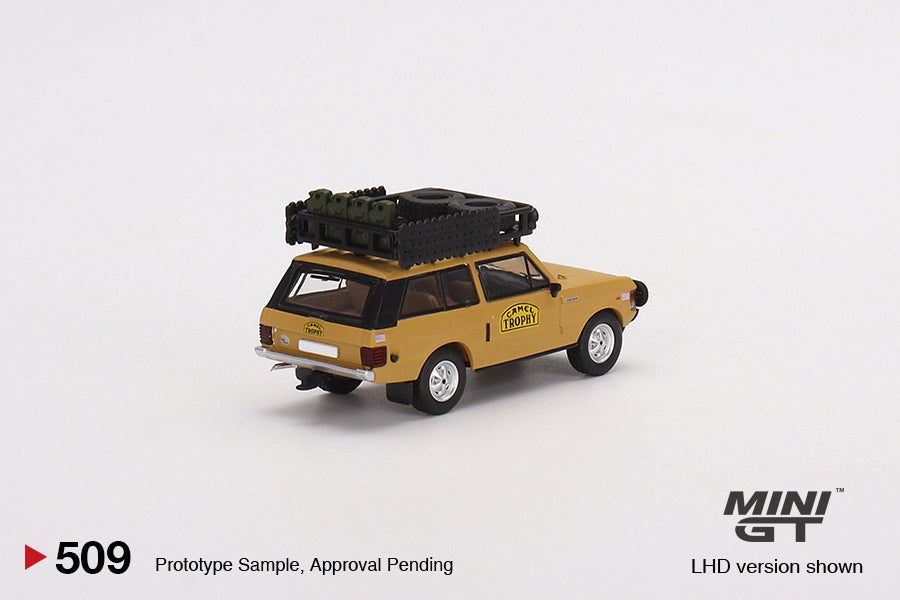 1:64 Mini GT #509 Range Rover 1982 Camel Trophy Papua New Guinea Team USA Limited Edition mgt00509