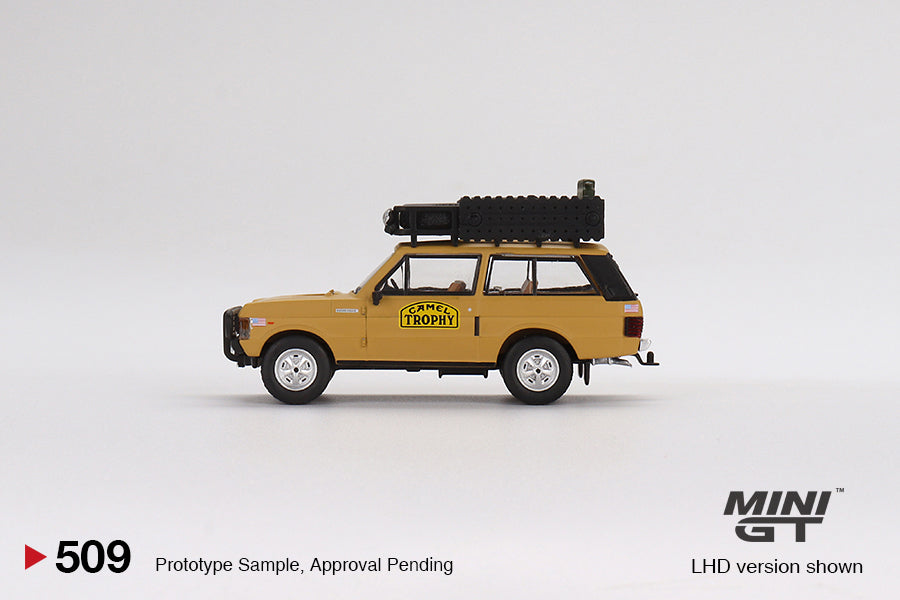 1:64 Mini GT #509 Range Rover 1982 Camel Trophy Papua New Guinea Team USA Limited Edition mgt00509