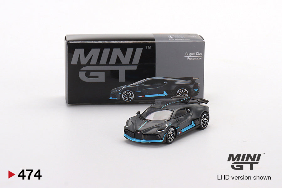 1/64 Mini GT #474 Bugatti Divo Presentation Limited Edition mgt00474