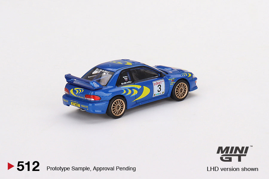 1:64 Mini GT #512 Subaru Impreza WRC97 1997 Rally Sanremo Winner #3 Limited Edition MGT00512