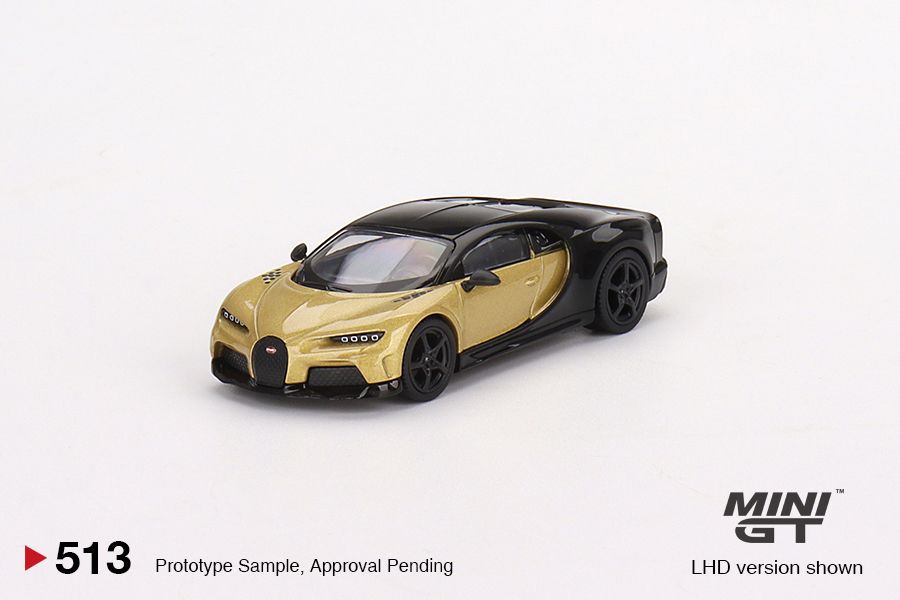 1:64 Mini GT #513 Bugatti Chiron Super Sport Gold Limited Edition mgt00513