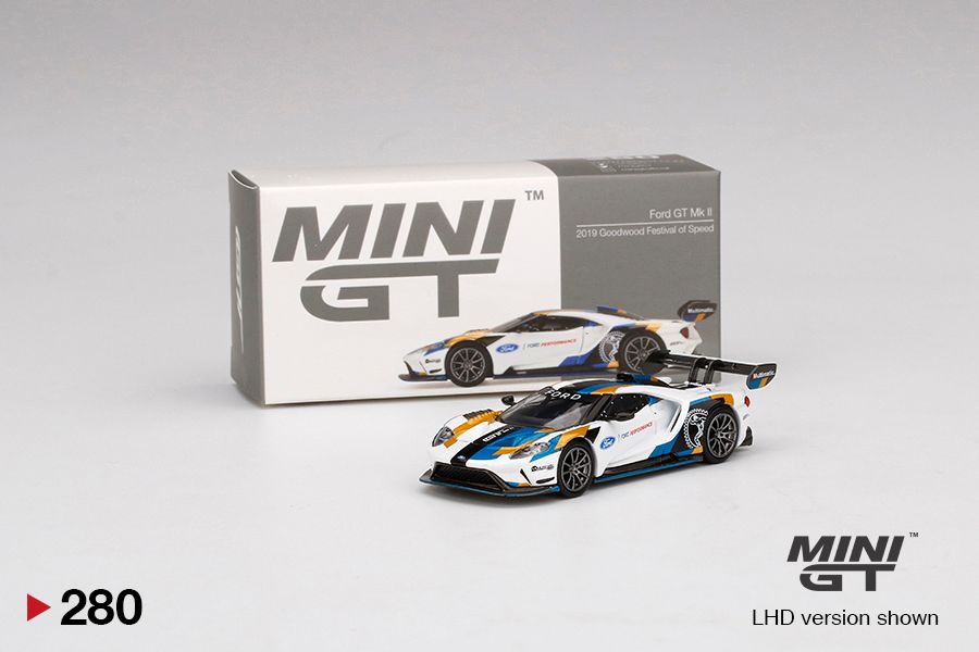 1:64 Mini GT #280  Ford GT MK II 2019 Goodwood Festival of Speed Limited Edition mgt00280