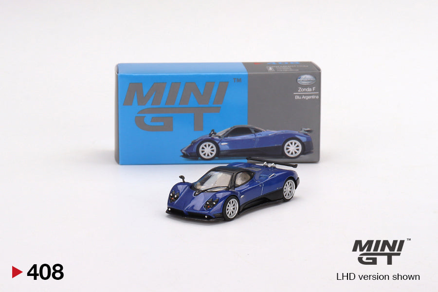 1:64 Mini GT #408 Pagani Zonda F Blu Argentina Limited Edition mgt00408
