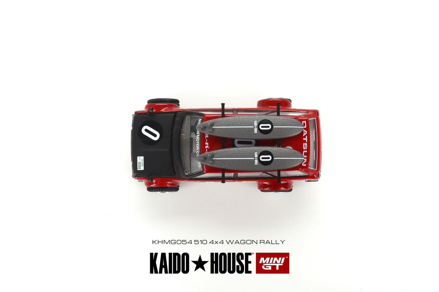 1/64 Kaido House x Mini GT Datsun KAIDO 510 Wagon Kaido GT Surf Safari RS V2 Red Limited Edition KHMG054 SEALED