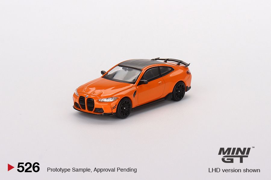 1:64 Mini GT #526 BMW M4 M-Performance (G82) Fire Orange Limited Edition MGT00526