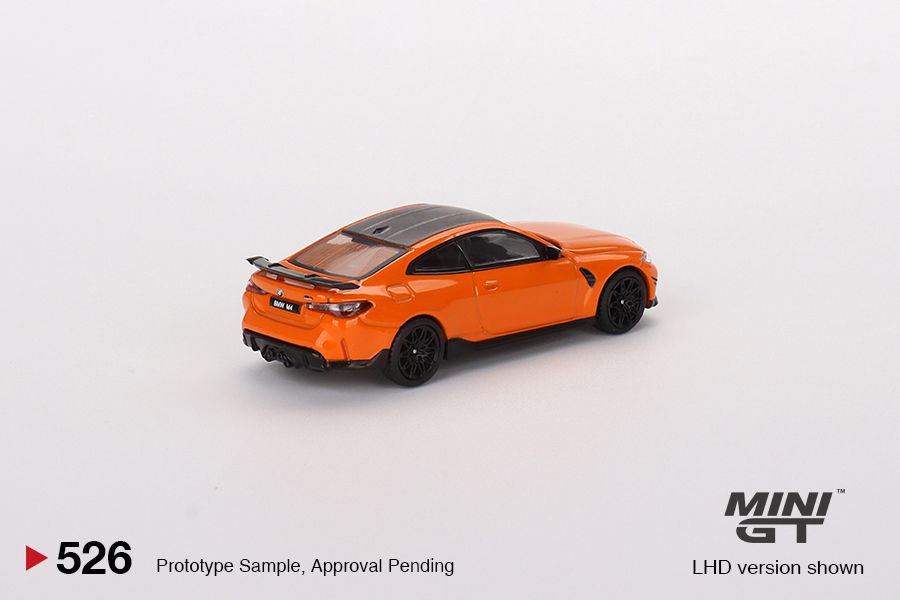 1:64 Mini GT #526 BMW M4 M-Performance (G82) Fire Orange Limited Edition MGT00526