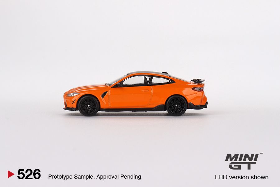 1:64 Mini GT #526 BMW M4 M-Performance (G82) Fire Orange Limited Edition MGT00526