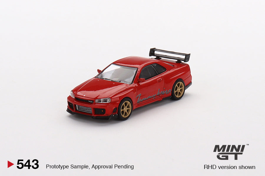 1:64 Mini GT #543 Nissan GT-R Tommykaira R RZ Edition Red Limited Edition MGT00543