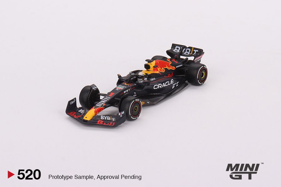 1/64 Mini GT #520 F1 Oracle Red Bull Racing RB18 #1 Max Verstappen 2022 Abu Dhabi Grand Prix Winner Limited Edition mgt00520