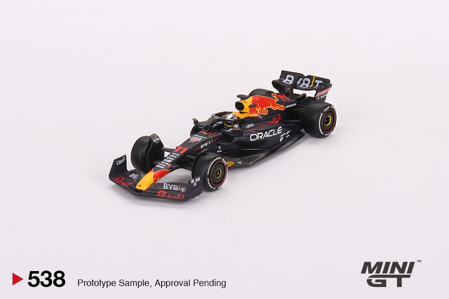 1/64 Mini GT #538 F1 Oracle Red Bull Racing RB18 #11 Sergio Pérez 2022 Abu Dhabi Grand Prix 3rd Place Limited Edition mgt00538