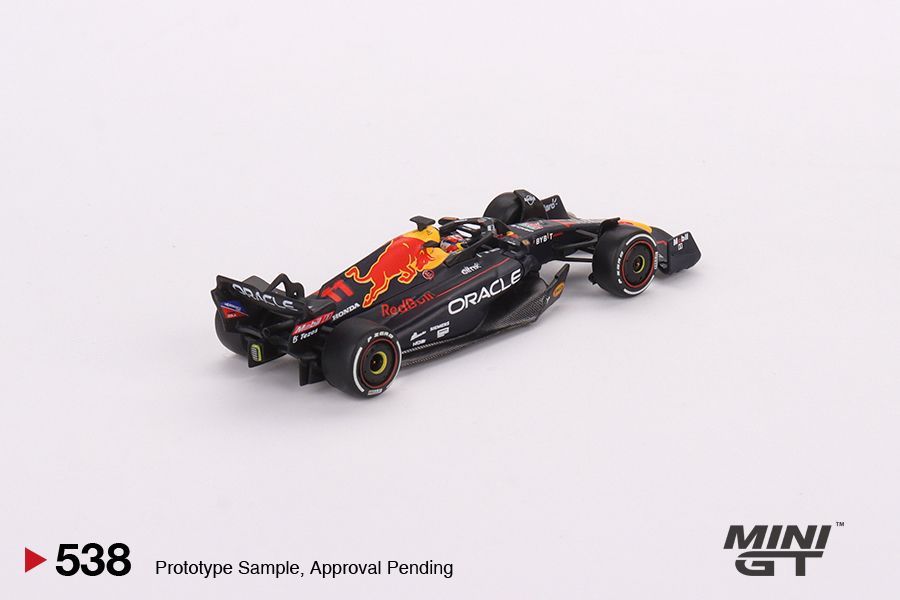 1/64 Mini GT #538 F1 Oracle Red Bull Racing RB18 #11 Sergio Pérez 2022 Abu Dhabi Grand Prix 3rd Place Limited Edition mgt00538