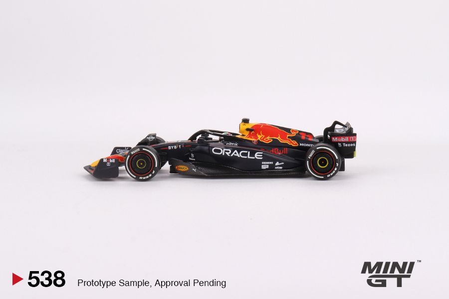 1/64 Mini GT #538 F1 Oracle Red Bull Racing RB18 #11 Sergio Pérez 2022 Abu Dhabi Grand Prix 3rd Place Limited Edition mgt00538