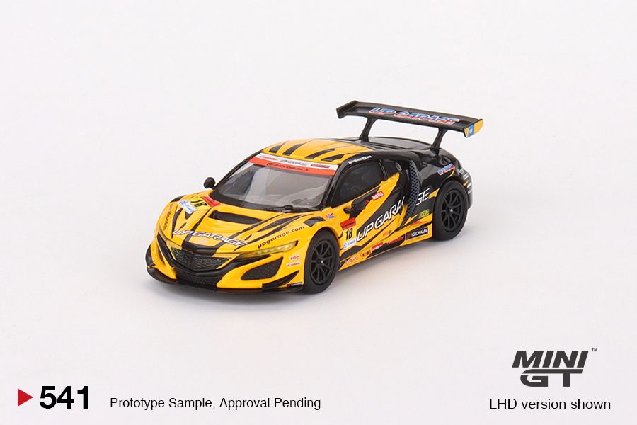 1/64 Mini GT #541 Honda NSX GT3 EVO22 #18 TEAM UPGARAGE 2022 Super GT Series Yellow Japan Exclusive mgt00541