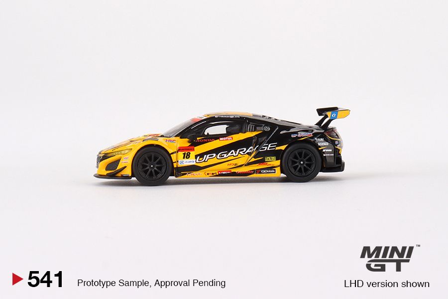 1/64 Mini GT #541 Honda NSX GT3 EVO22 #18 TEAM UPGARAGE 2022 Super GT Series Yellow Japan Exclusive mgt00541