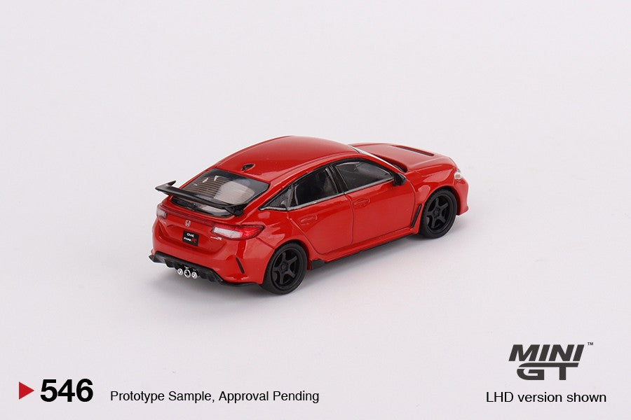 1/64 Mini GT #546 Honda Civic Type R Rallye 2023 W/ Advan GT Wheel Red Limited Edition mgt00546