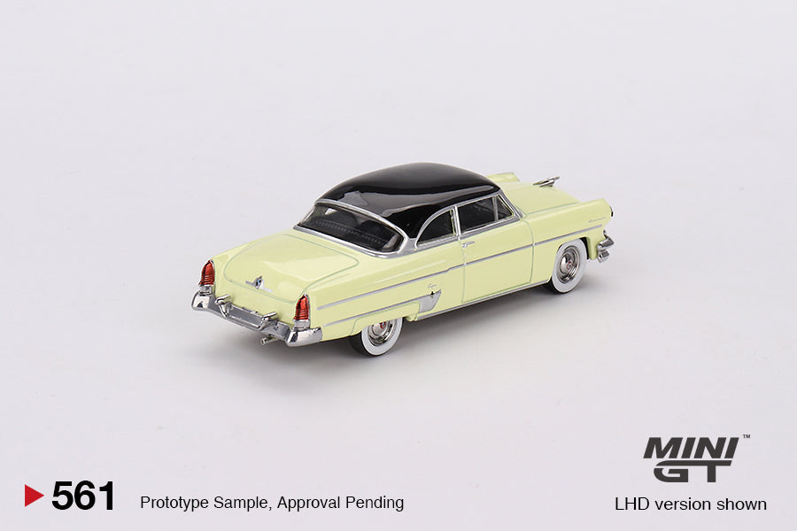 1:64 Mini GT #561 Mini GT 1:64 Lincoln Capri 1954 – Premier Yellow Limited Edition mgt00561