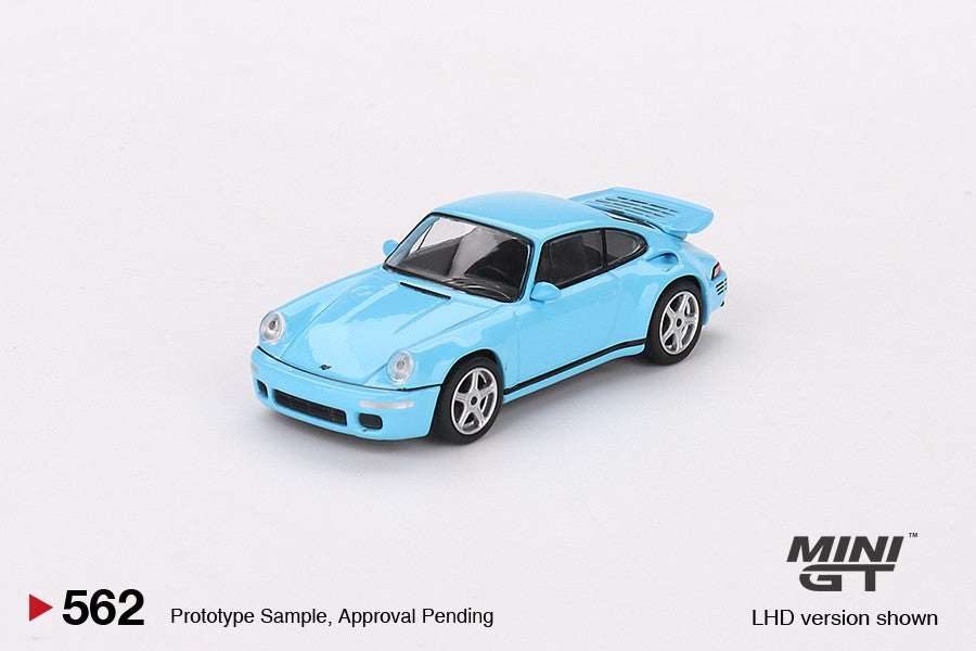1:64 Mini GT #562 RUF CTR Anniversary – Bayrisch Himmelblau Limited Edition mgt00562