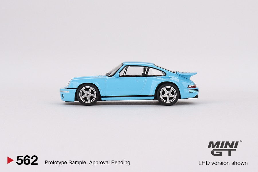 1:64 Mini GT #562 RUF CTR Anniversary – Bayrisch Himmelblau Limited Edition mgt00562